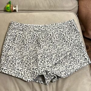 Express cheetah skort - size 8